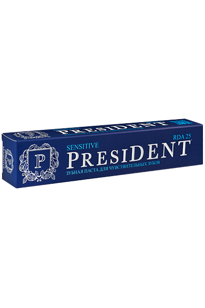 зубная паста PRESIDENT PROFI Sensitive (25 RDA) 100 мл *r